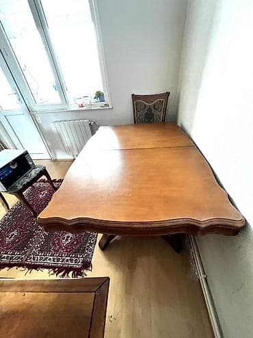 isdolar: Klassik masa, Açılan, Taxta, Dördbucaq masa — 2