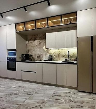 xonca şirniyyat evi fotolar: Sifarişlə mətbəx dəsti, Özü çəkən petlələr, MDF, Kredit yoxdur — 6