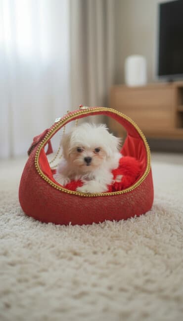 it balasi satilir: Malta bolonka, 4 ay — 2