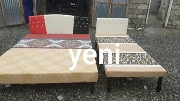 Çarpayı təzə Hazırı var Çatdırılma münasib qiymətə 2 nafarlik taxt 110 — 1