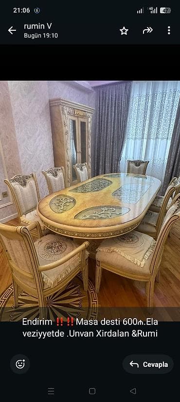 Endirim ‼️‼️Masa desti 600₼.Ela veziyyetde .Unvan Xirdalan &Rumi — 1