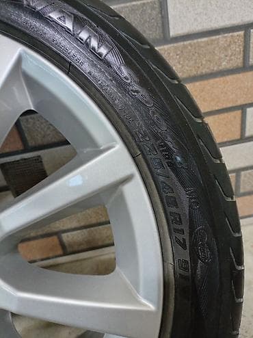 bmw e39 lip: Yüngül lehimli disk və təkər komplekti - 4 ədəd alüminium disklər — 7