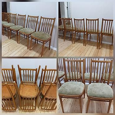 i̇stifadə olunmuş mebel: Qonaq otağı üçün, İşlənmiş, Qatlanmayan, Stul — 1