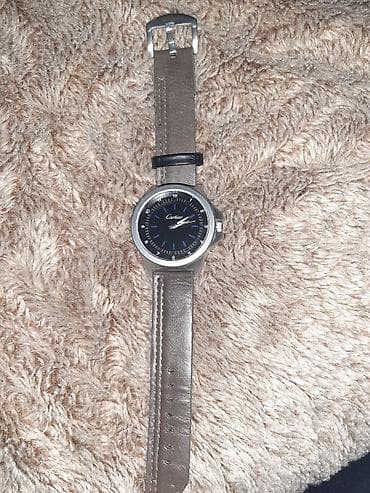 İşlənmiş, Qol saatı, Cartier, rəng - Qəhvəyi