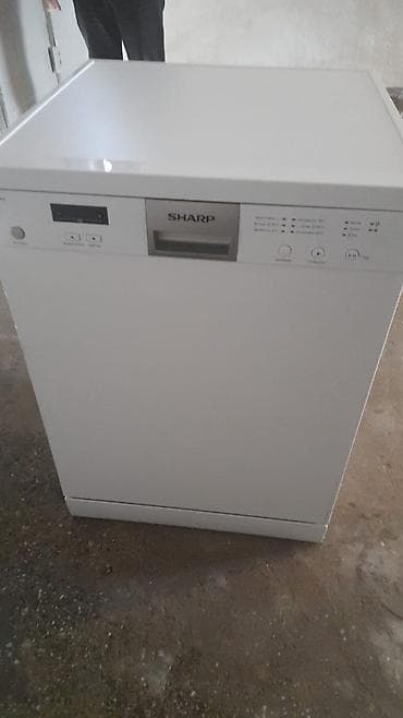 sharp kondisionerleri: Qabyuyan maşın Sharp, Tam qabaritli (60 sm.), Ayrıca dayanan — 4