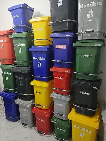 Plastik “Goodbin” tullantı qutuları - Təyinat: məişət, ofis, obyekt — 2