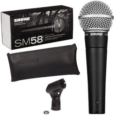 bluetooth mikrafon: Shure Mikrofon Model: SM58 🚚Çatdırılma xidməti mövcuddur — 1