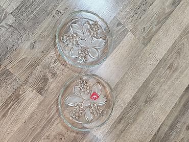 Mətbəx aksesuarları: Boşqablar, 2 ədədli dəst, Şüşə — 1