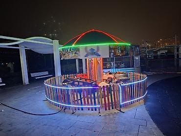 парк развлечений: Uşaq atraksionu – Fırlanan mini karusel - Dairəvi platforma üzərində — 1