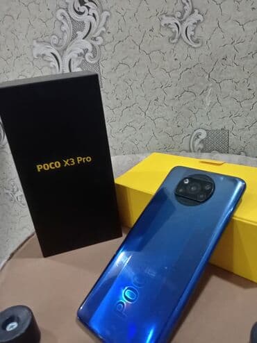 поко: Poco X3 Pro, цвет - Голубой, Отпечаток пальца — 2