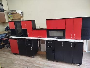 mebel bu: Mətbəx mebeli satılır. Qiymət 320 azn. Ölçü 3m03sm. Rezapalı yeni — 1