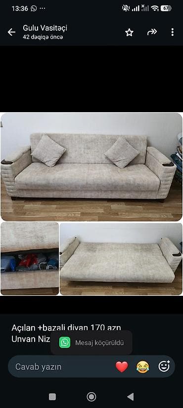 gull: Açılan +bazali divan 170 azn
Unvan Nizami r(Gulu) — 1