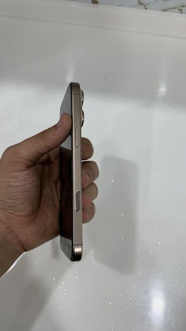 iphone 17 pro max azerbaycan qiymeti: IPhone 16 Pro Max, 256 ГБ, Desert Titanium, Face ID, С документами, Гарантия — 4