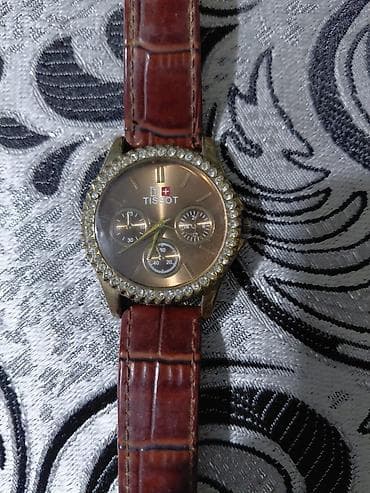 yantar saat: Qol saatı, Tissot, rəng - Qəhvəyi — 1