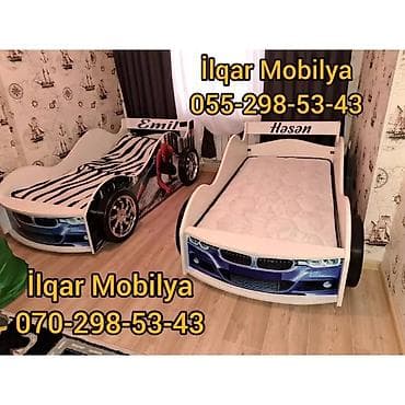 Yeni, Sifariş ilə, Maşın-çarpayı, Matrassız, Siyirməsiz