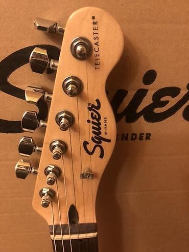 Squier by Fender Telecaster elektrik gitar Гитара Telecaster Teze — 2