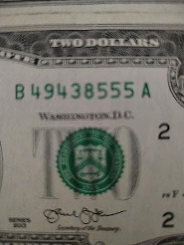 5 dollar: Pullar Bir ədədi 100 manat. Cap xətallari və maraqli seriyalar — 3