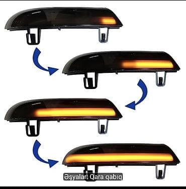 kia optima stopu: Mashin güzgüsü üçün dinamik dönmə siqnalları (LED) – qara korpus — 1