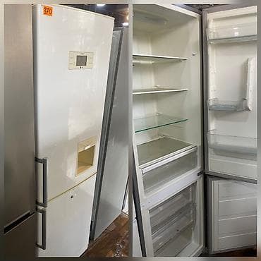 LG markalı iki qapılı soyuducu - Aşağıda dondurucu, yuxarıda soyuducu