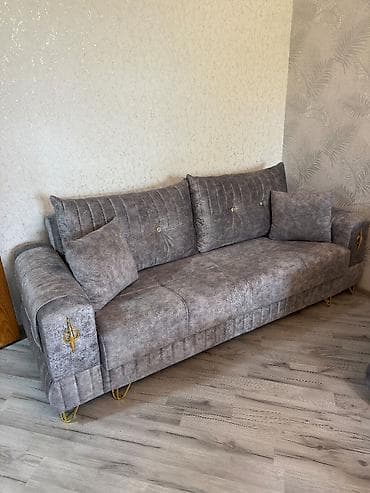 Di̇van-kravat, İşlənmiş, Açılan, Bazalı, Vеlur parça — 1