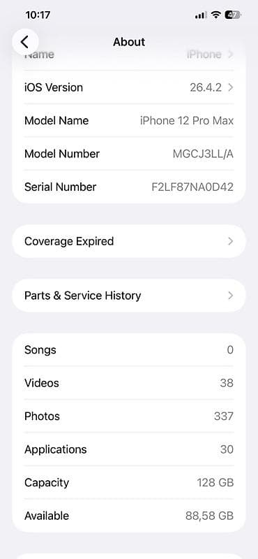 IPhone 12 Pro Max, 128 GB, Göy