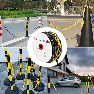 qara metal: Ayirıcı zəncir VKLUXP04SQ, plastik, 8 mm, 25 m Xüsusiyyətlər Brend — 1
