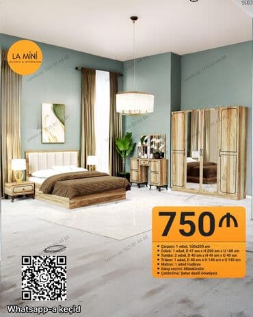 pakrival turkce: İkinəfərlik çarpayı, 2 tumba — 1