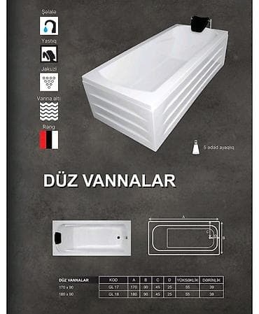 vana: Yeni Vanna, Akril, Pulsuz çatdırılma — 1