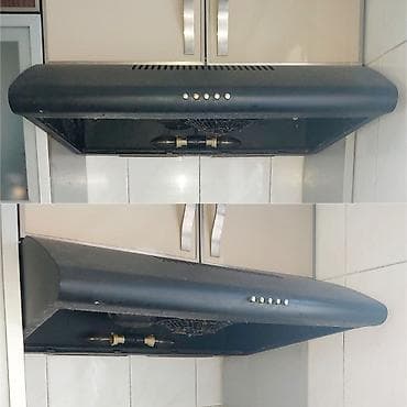asbiratorlar: Mətbəx üçün aspirator amma setkasi yoxtu - Rəng: qara - Korpus: metal — 1