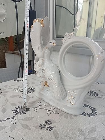 goyercin sekli cekmek: Fiqur, Keramika, rəng - Ağ — 5