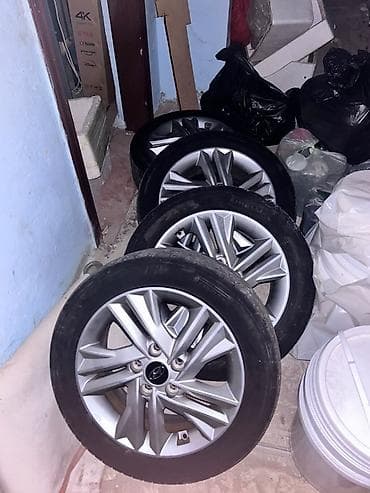 ventil: Hyundai üçün orijinal yüngül lehimli disklər və şinlər komplekti - 4 — 1