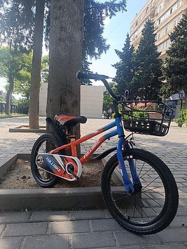 velosiped ural: Yeni İki təkərli Uşaq velosipedi 16", sürətlərin sayı: 1, Ödənişli çatdırılma — 9