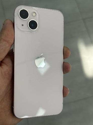 IPhone 13, 128 GB, Çəhrayı, Simsiz şarj, Zəmanət, Face ID