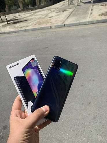ipon 11 pro: Samsung Galaxy A31, 64 GB, rəng - Qara, Barmaq izi, Face ID, Sənədlərlə — 1