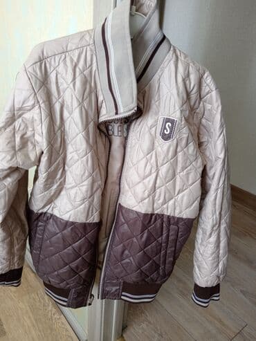 Uşaq üçün yüngül qapitone gödəkcə - Rəng: bej və tünd qəhvəyi iki