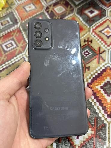 Samsung Galaxy A23, 64 GB, rəng - Qara, Barmaq izi