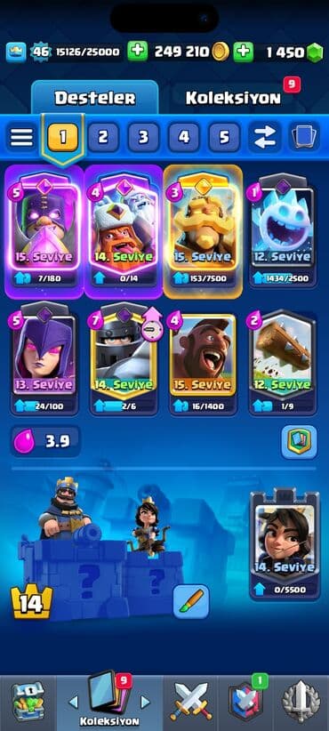 Видеоигры и приставки: Clash Royale Hesabı 9 min kupa,46 svy hesabdır.10 evrim var.Envanteri — 2