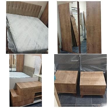 matras taxt: İkinəfərlik çarpayı, Termo, Dolab, 2 tumba, İşlənmiş — 1