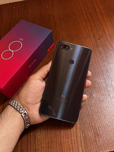 a70 orjinal ekran: Xiaomi Mi 8 Lite, 64 GB, rəng - Göy, 
 İki sim kartlı — 1