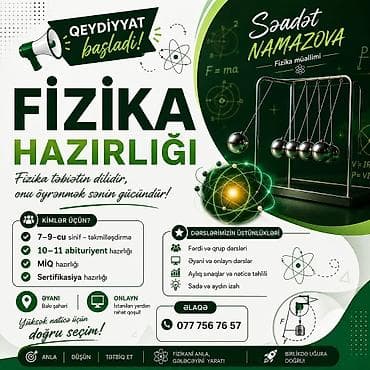Repetitorlar: Repetitor, Fizika, Azərbaycan dili, Abituriyent hazırlığı — 1