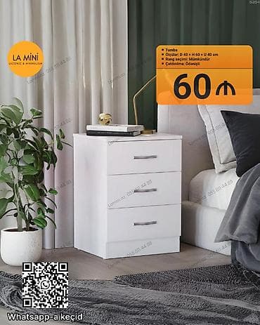 Дом и сад: Tumba – minimal və funksional dizayn - Ölçülər: D 40 × H 60 × U 40 sm — 1