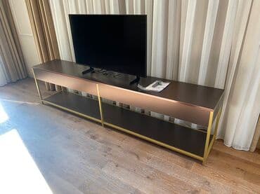 2 ci əl stol: Düz TV altlığı, Polkalı — 1