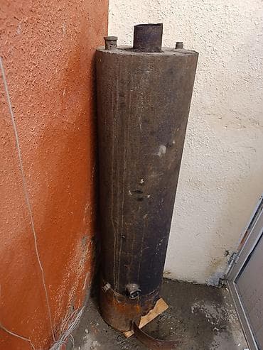 Metalkorpus soba/odun peçi – şaquli silindrik dizayn. Xüsusiyyətlər