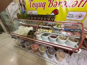 soyuducu silver: Şirniyyat–düzgün ərzaq vitrini və məhsul dəsti - Böyük şüşəli — 3