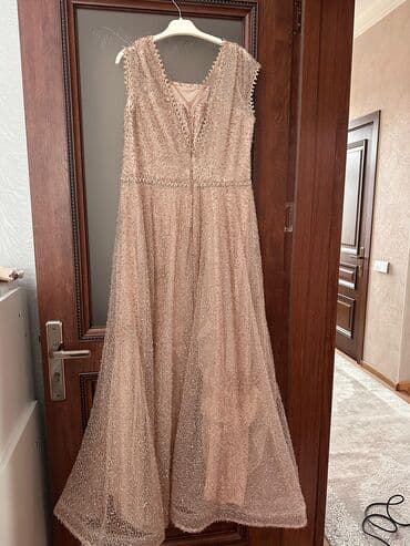 böyük bədən toy paltarları: Toy donlari cemi bir defe geyinlib - Rəng: şampan/nude tonları - — 4