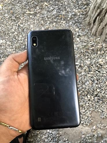 samsung galaxy note 20: Samsung Galaxy A10, 32 GB, rəng - Qara, İki sim kartlı — 4