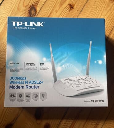 Brend : TP-Link Rəng : Ağ ADSL dəstəyi : Var ADSL2+ dəstəyi : Var