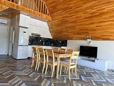 nabran villa kiraye: Qəbələ dağ mənzərəli A-frame villası – xüsusi həyətyanı sahə və şəxsi — 8