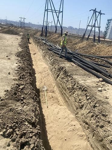 elektrik tələb olunur: Yüksək gərginlikli Yeraltı kabel xətlərinin çəkilişi xidməti Təsvir — 5