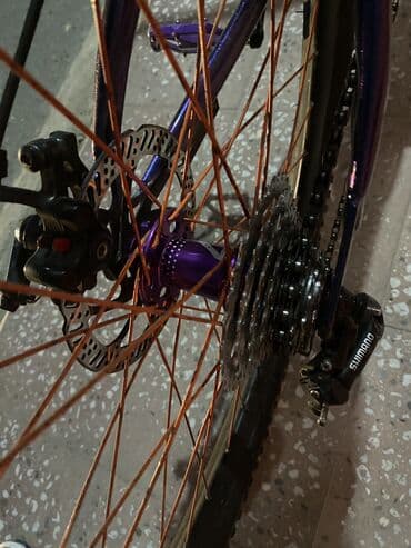 Şəhər velosipedləri: Mtb ya həvəs uçun yıgılıbdı 3aydı alınıbdı hasnss pro7 arxa qabag 9diş — 2